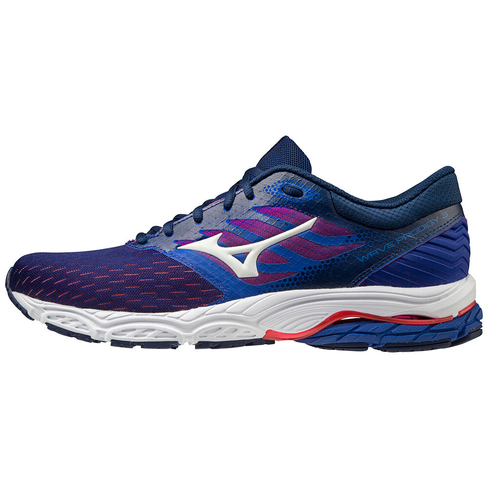 Tenis Para Correr Mizuno Wave Prodigy 3 Para Hombre Azules/Blancos 9782501-JR